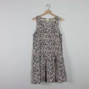 Club Monaco Mini Dress Sleeveless 6 Multicolor Fit & Flare Detachable Slip 148